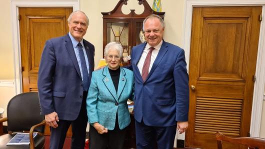 George Roller, Virginia Foxx and Henk Jan van Schothorst