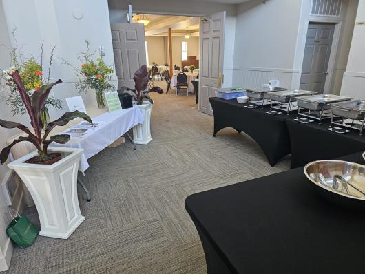 Dinner, welcome table