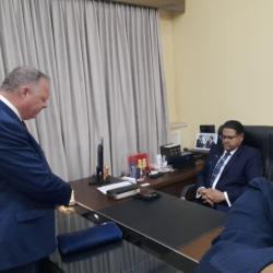 HJ prays with Surinam President