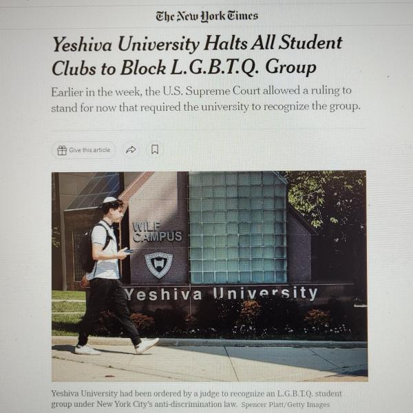 yeshiva_university_halts_all_students_clubs_to_block_lgbtq_group