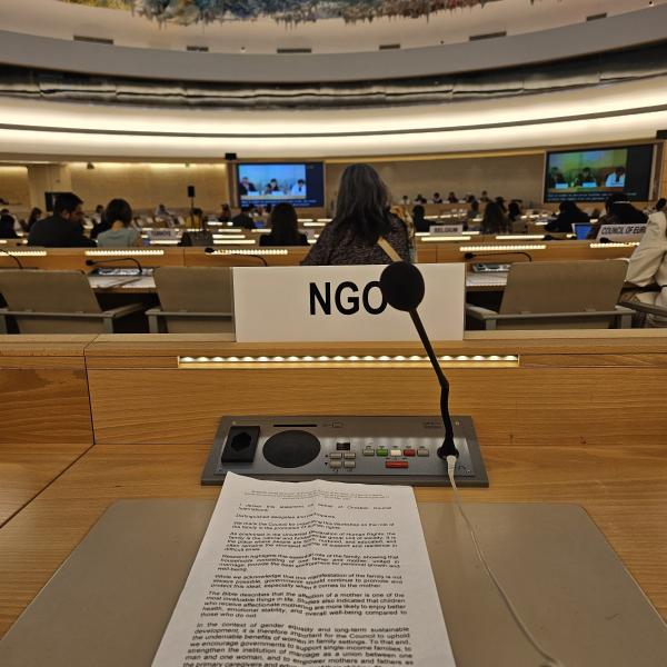 UN Geneva NGO oral statement