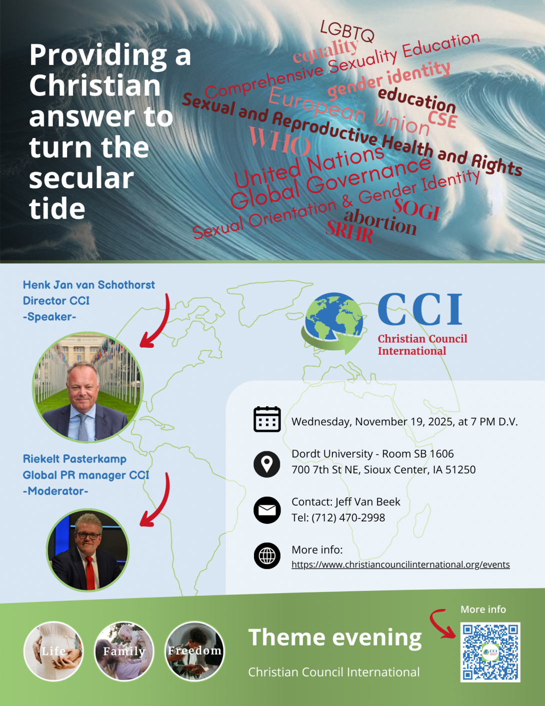 Theme evening Sioux Center